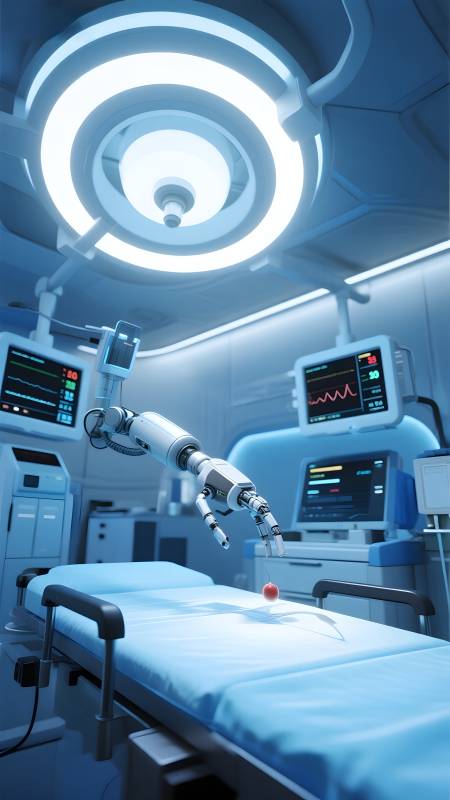 智能手术室未来景象图片