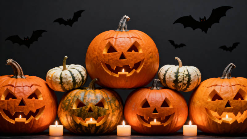 万圣节南瓜灯图片