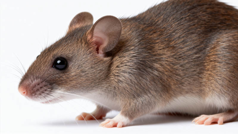 棕色小鼠特写图片