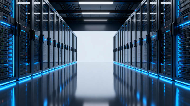 数据中心走廊图片