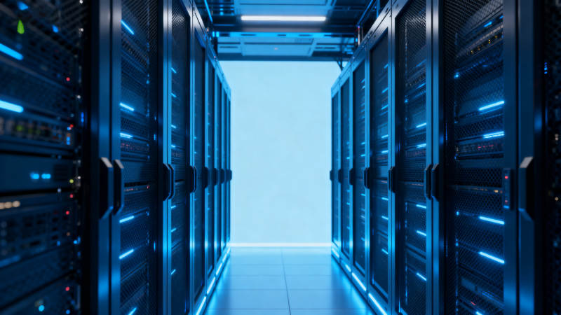 数据中心走廊图片