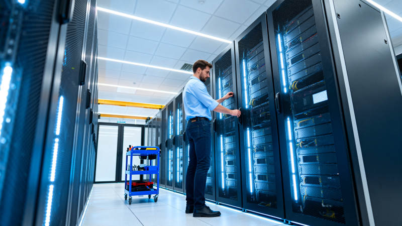 数据中心运维现场图片