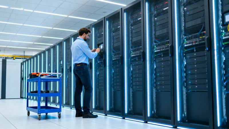 数据中心运维现场图片