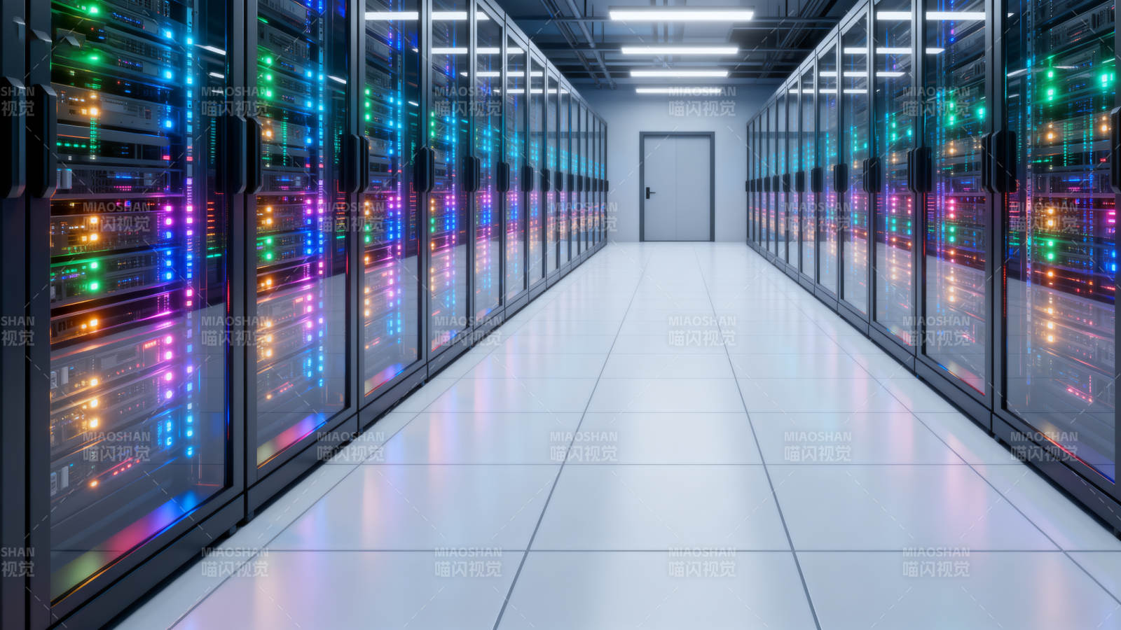 数据中心走廊图片