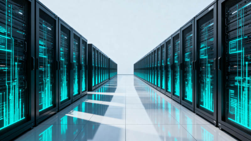 数据中心走廊图片