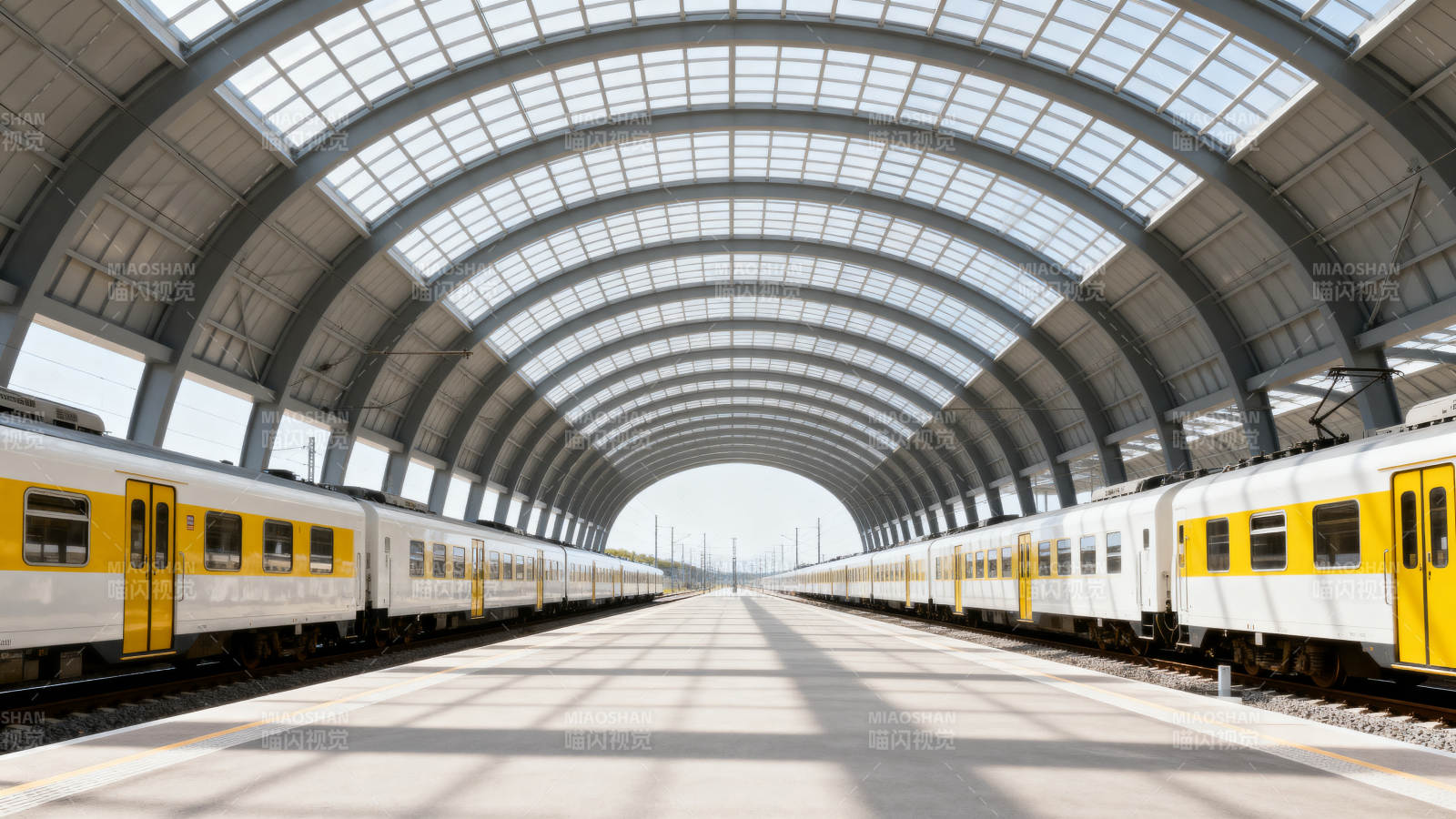 现代高铁站台图片