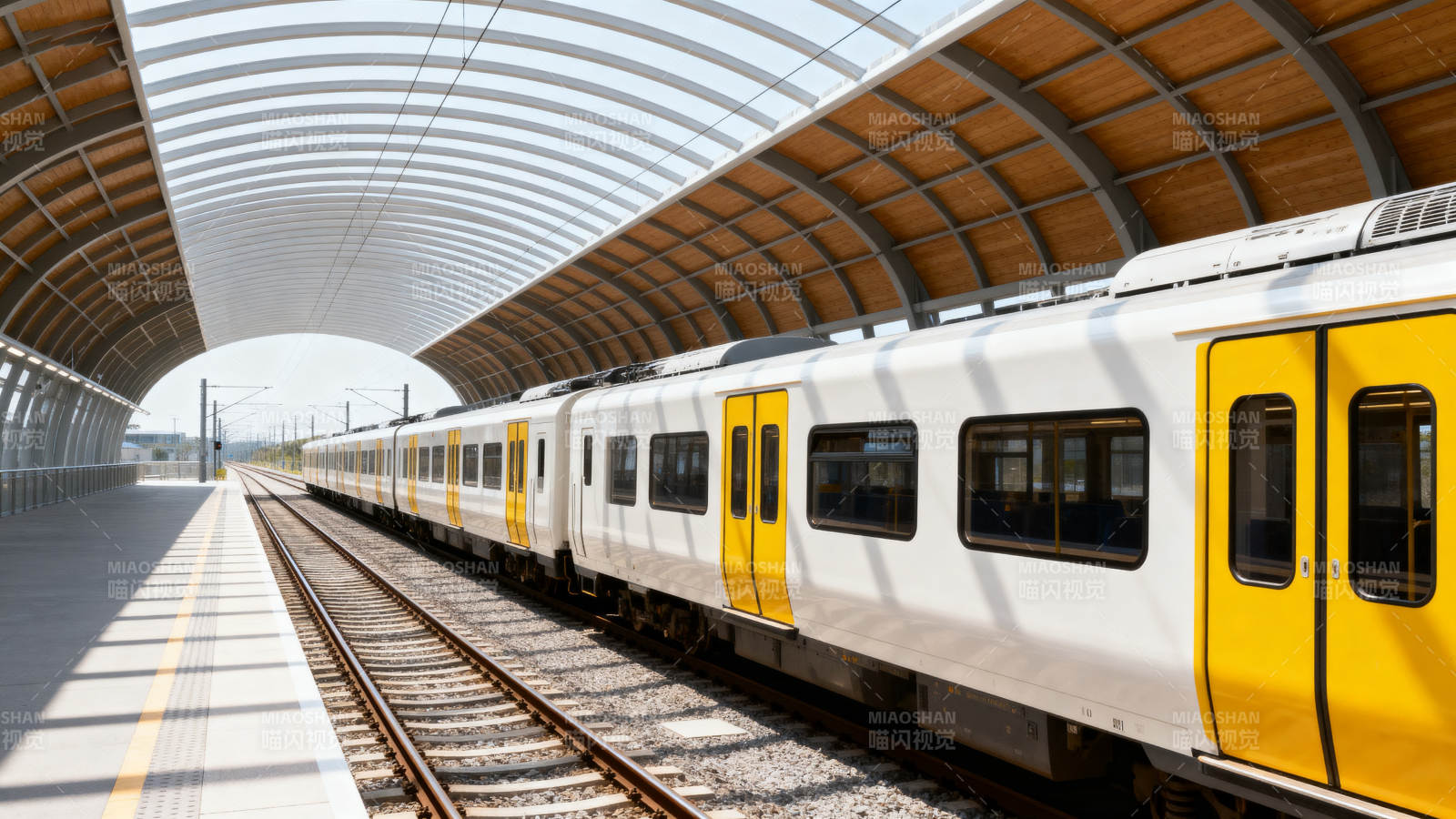 现代地铁站内景图片