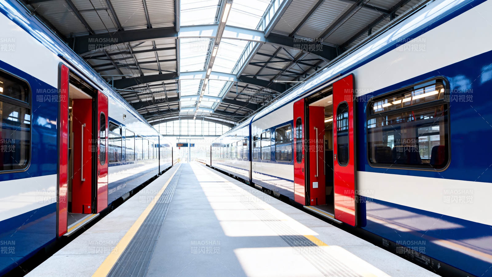 现代化地铁站台图片