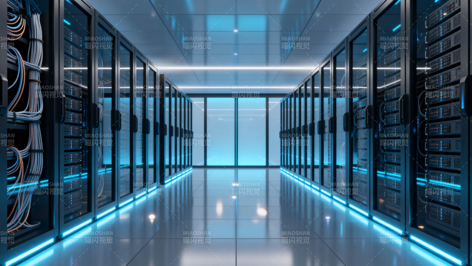 数据中心走廊图片