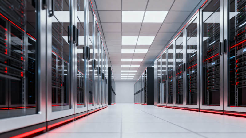 数据中心机房走廊图片