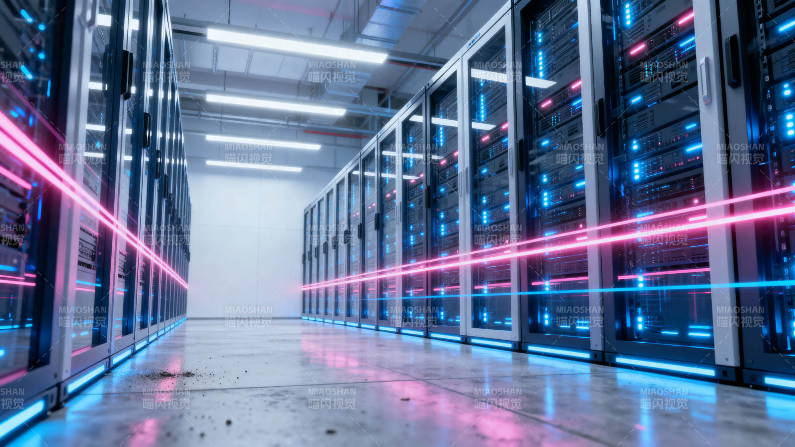 数据中心光廊图片