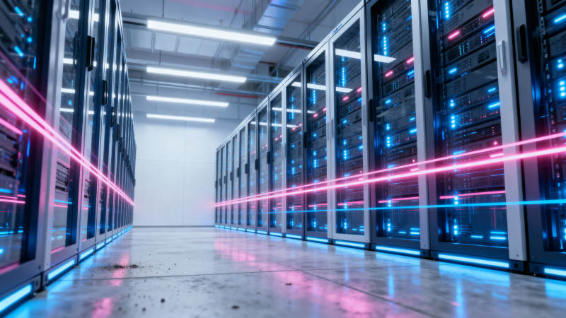 数据中心光廊图片