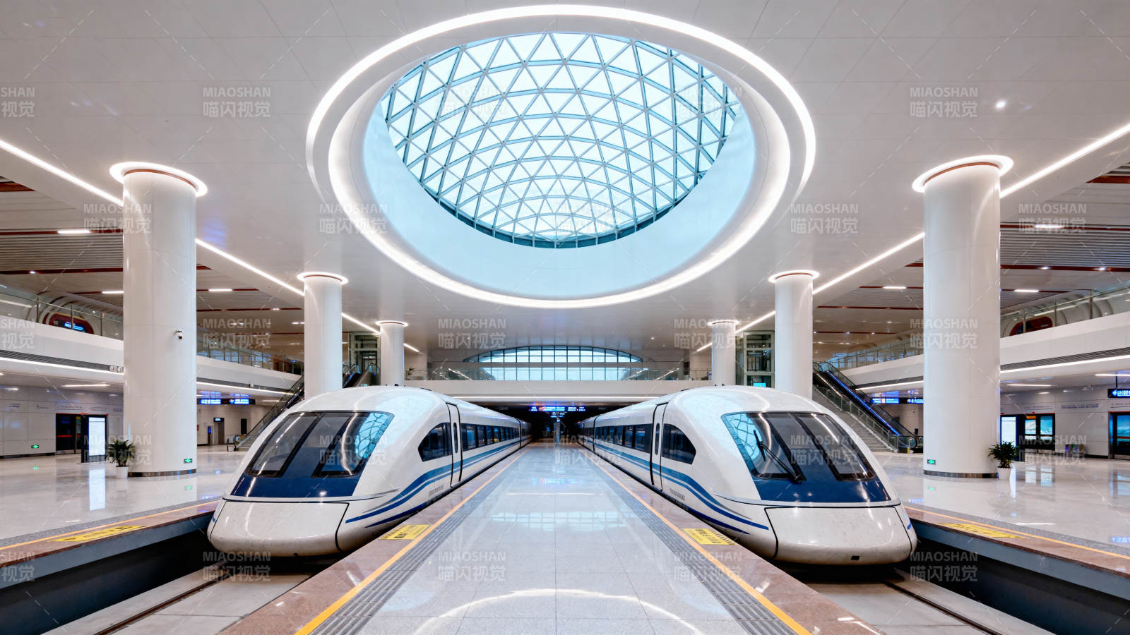 现代高铁站台图片