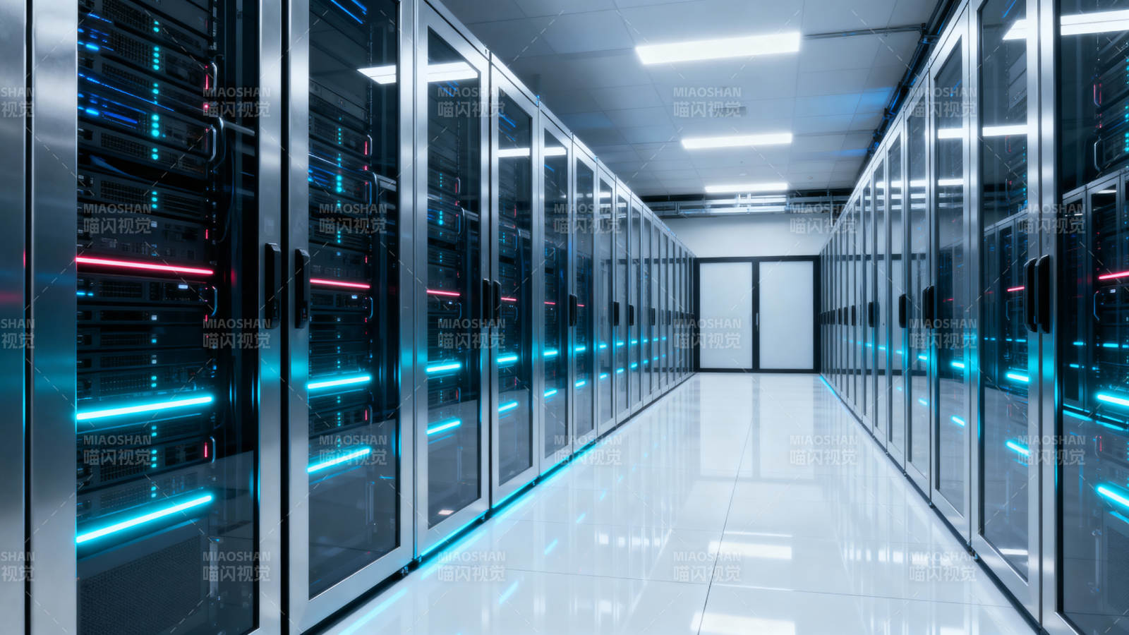 数据中心走廊图片