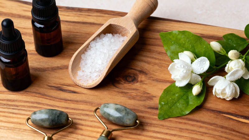 芳香疗愈静物图片