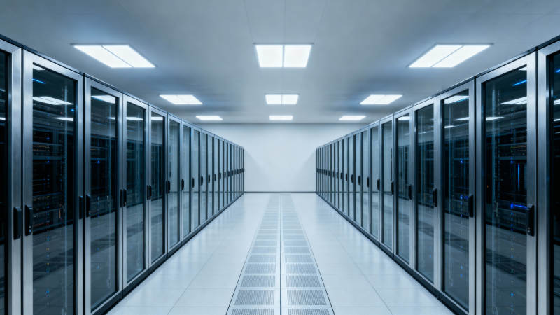 数据中心机房走廊图片