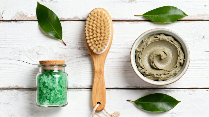 天然护肤套装图片