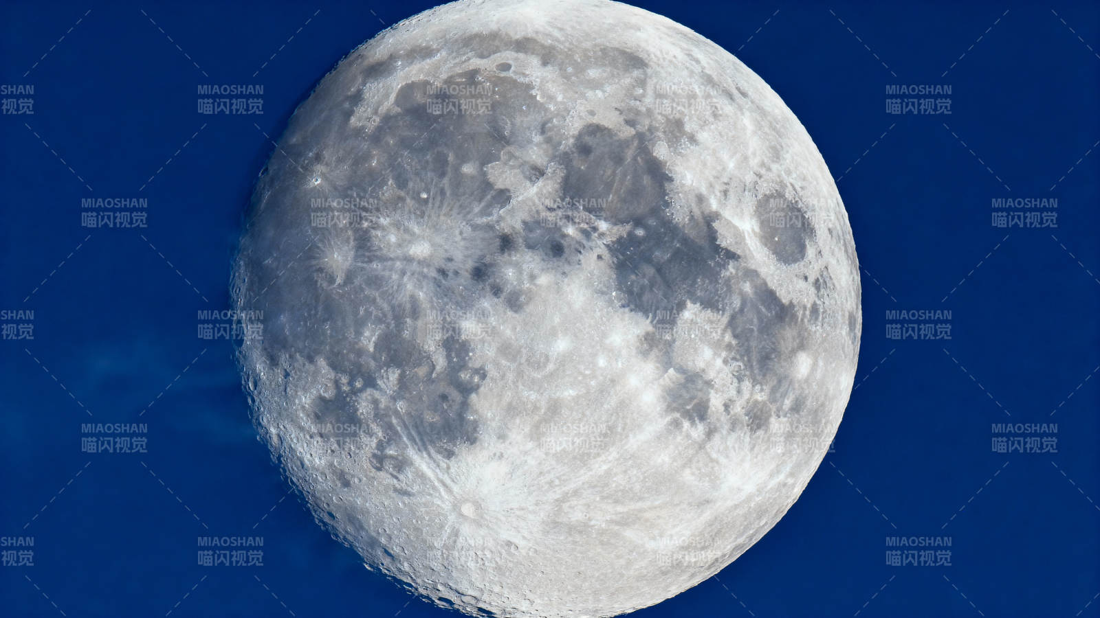 明月高悬夜空图片