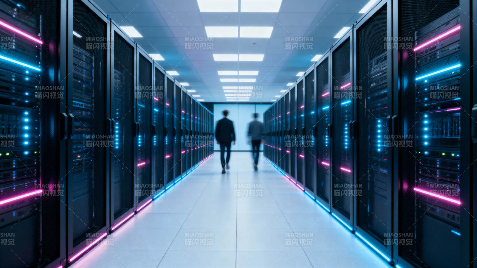 数据中心走廊图片