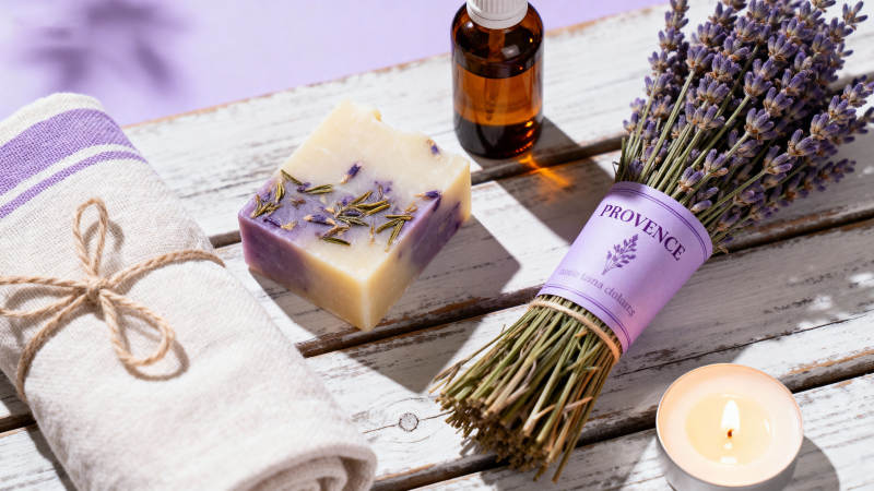 薰衣草香氛护理图片