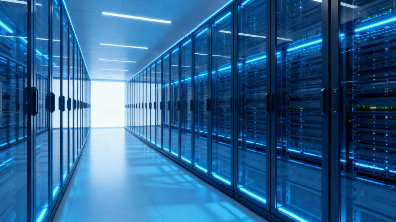 数据中心走廊图片