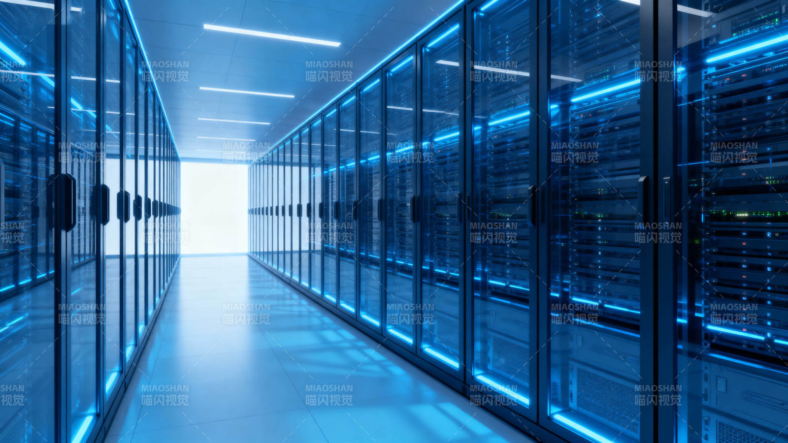 数据中心走廊图片