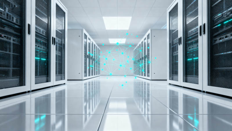 数据中心走廊图片