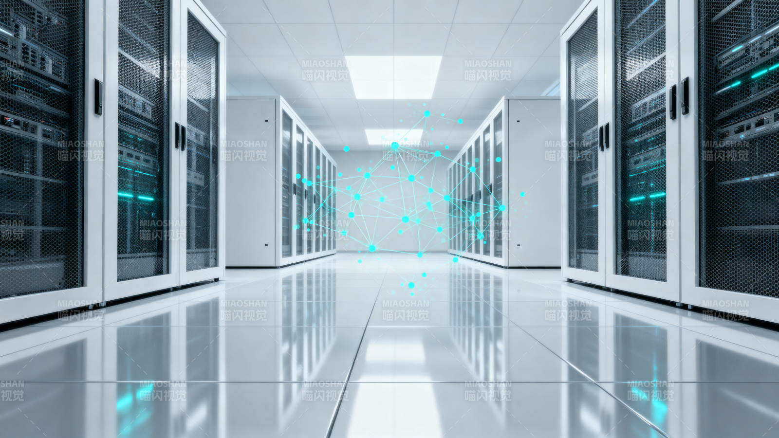数据中心走廊图片