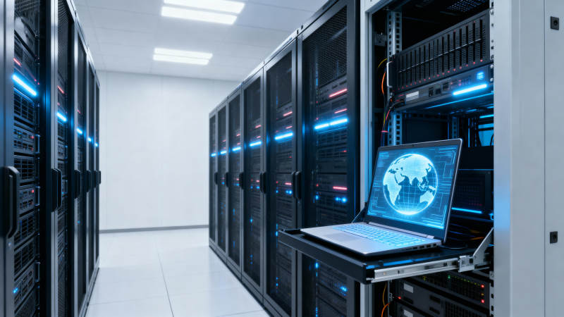 数据中心服务器室图片