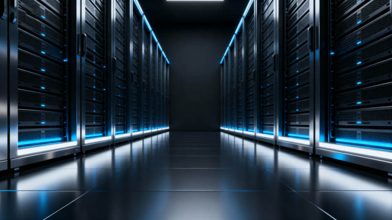 数据中心走廊图片