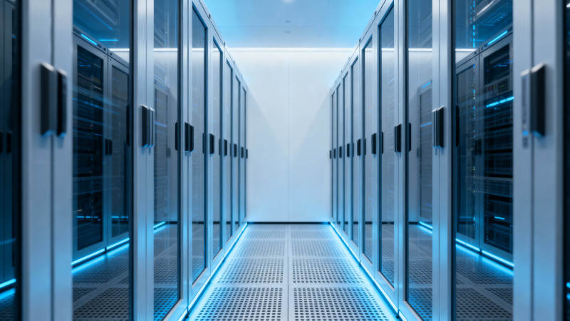 数据中心走廊图片