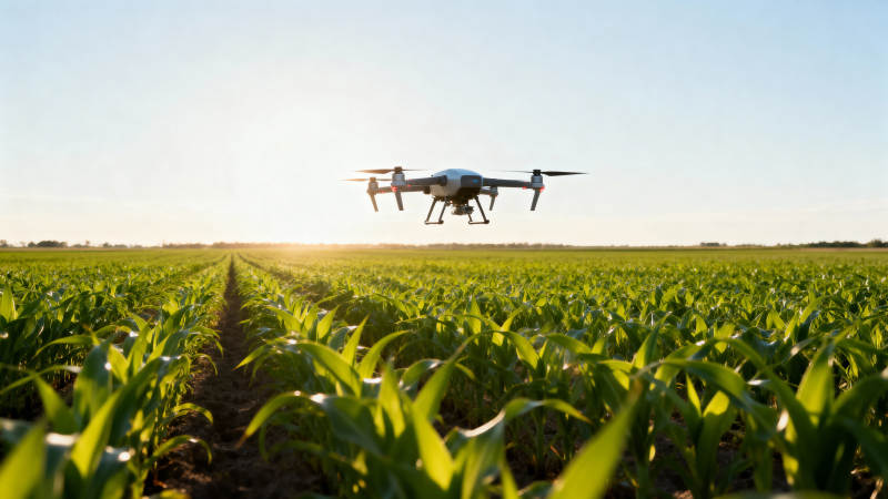 无人机农田巡检图片