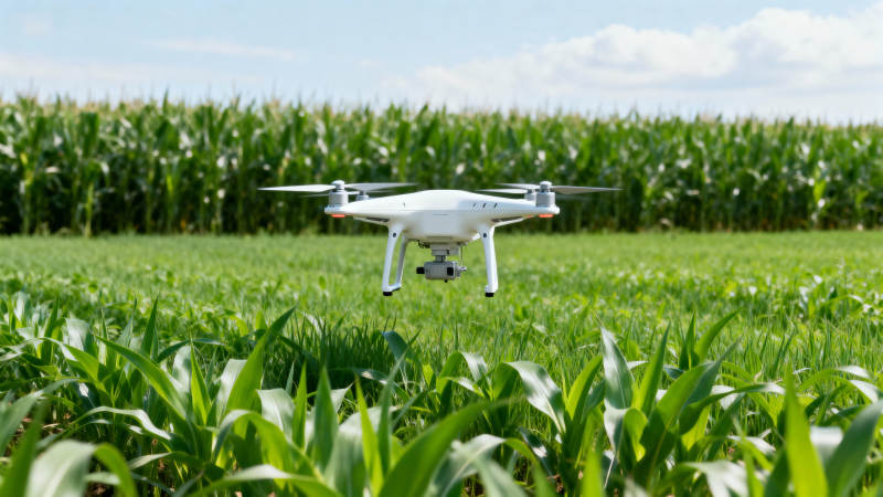 无人机巡田图片