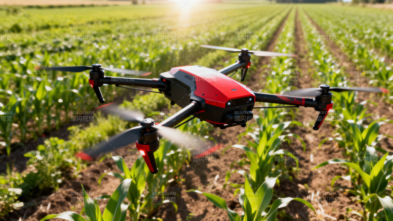 无人机农田巡检图片