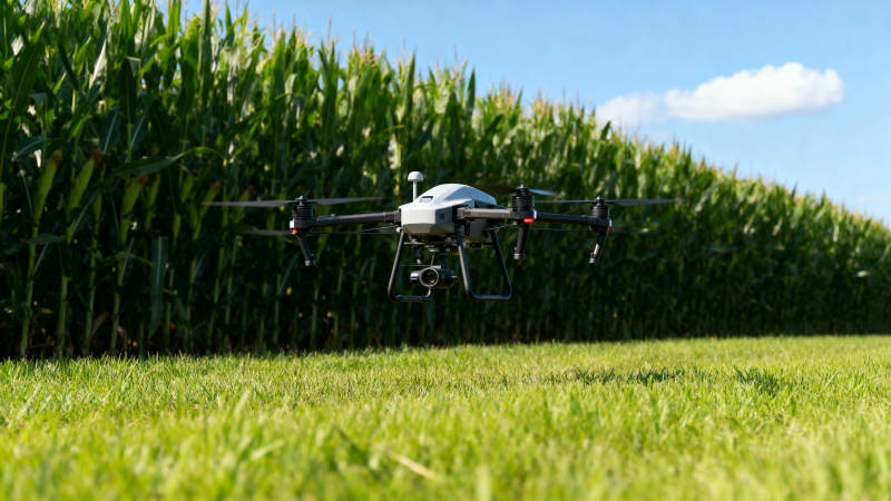 无人机农田巡检图片