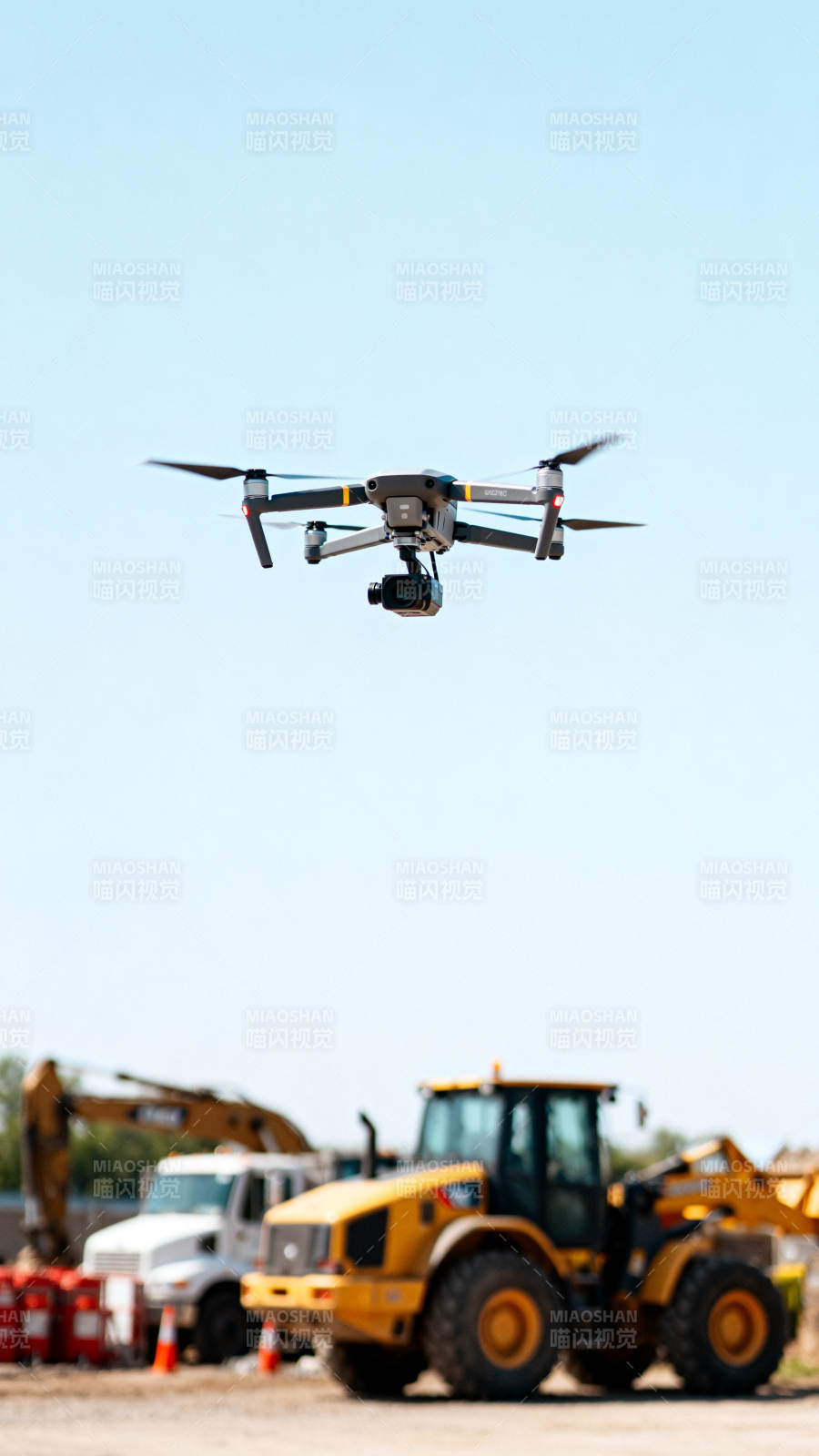 无人机工地巡检图片