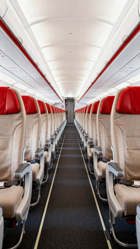 飞机客舱座椅排列图片