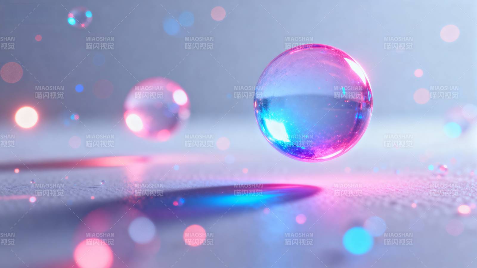 梦幻彩球悬浮图片