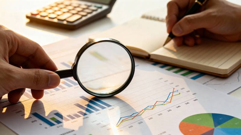 数据分析与财务审查图片