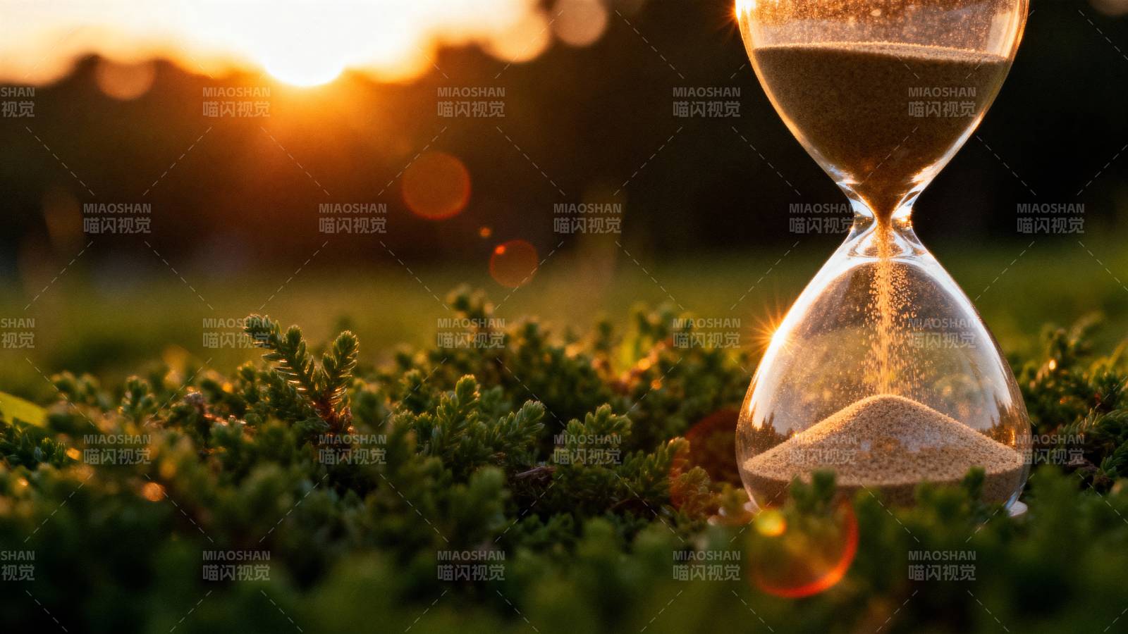 时光流逝 静谧黄昏图片