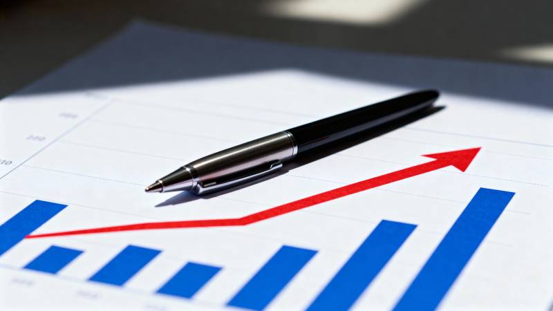 增长趋势图图片