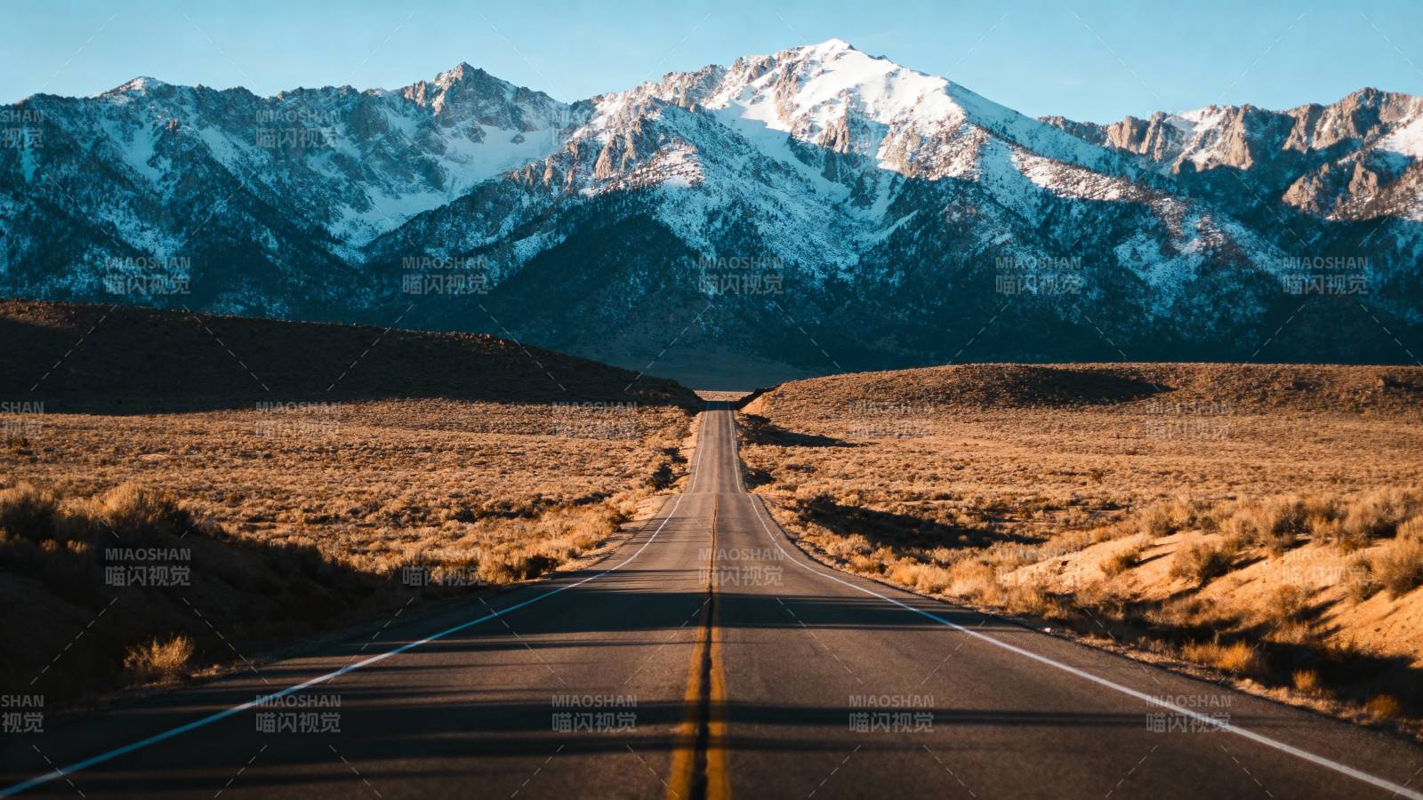 雪山公路尽头图片