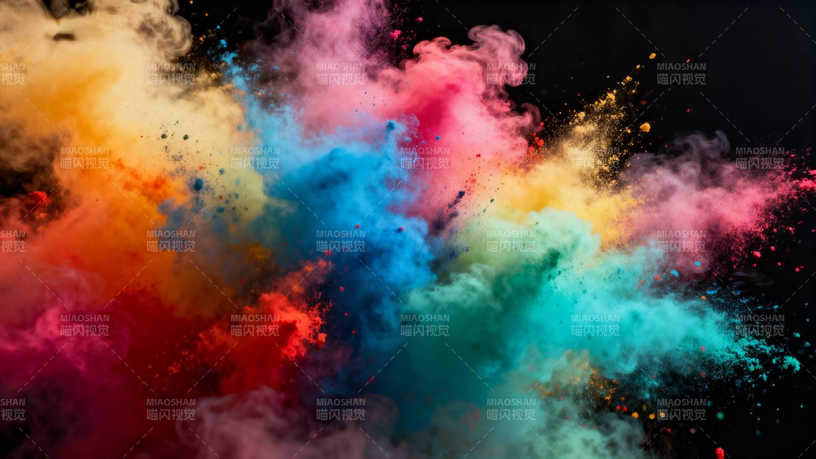 色彩爆炸图片