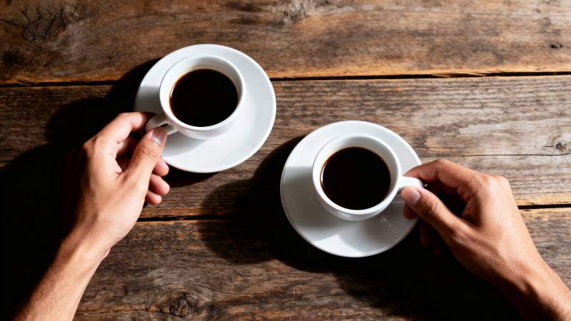 共饮咖啡时光图片