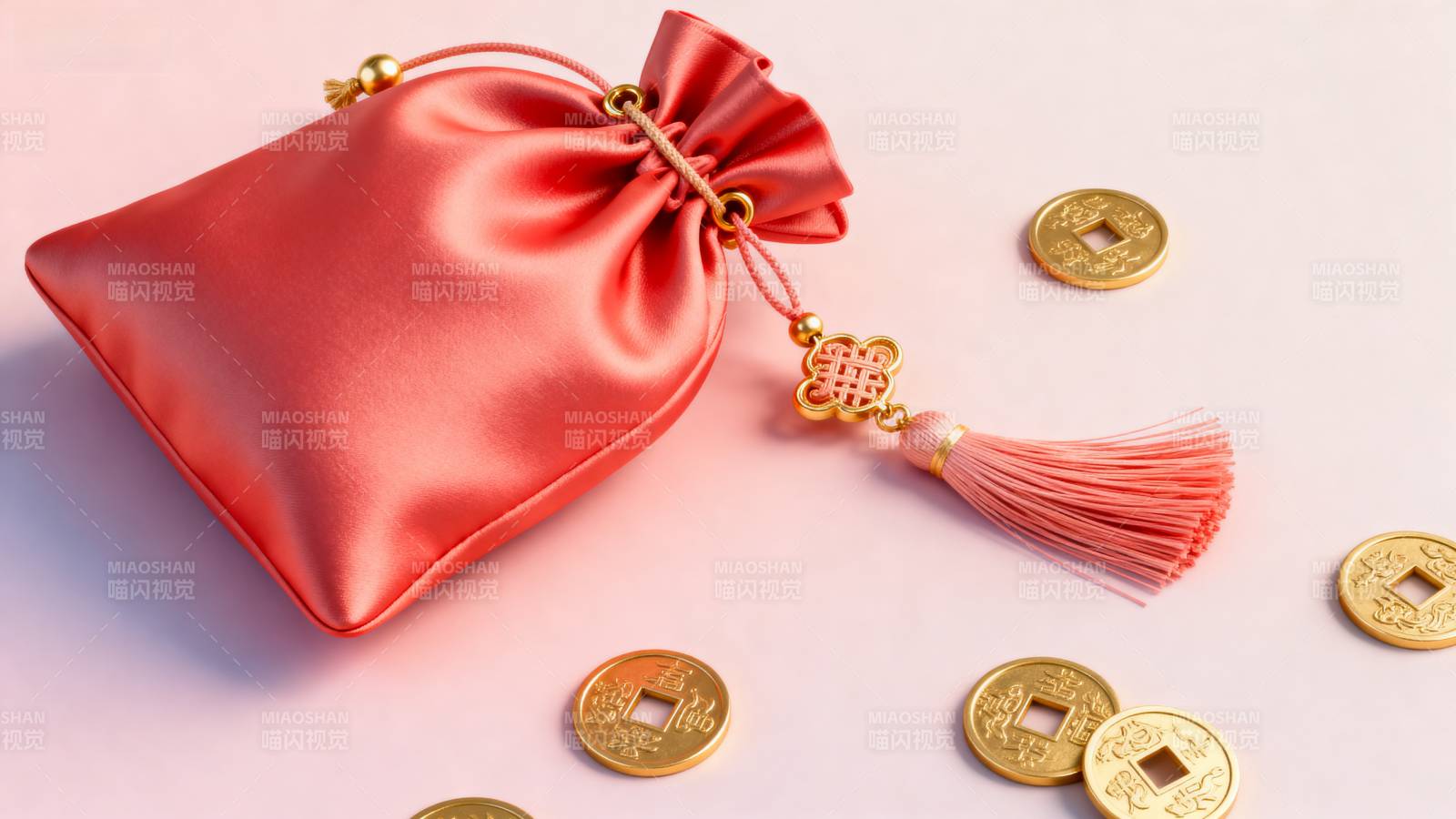 红袋金币迎新春图片