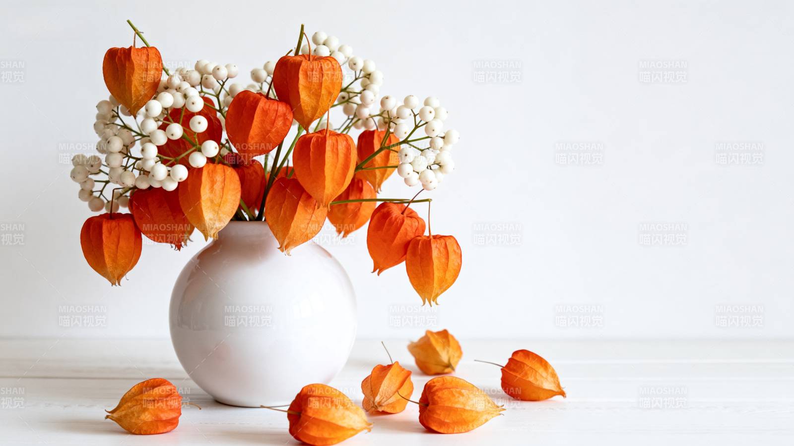 秋实花艺静物图片