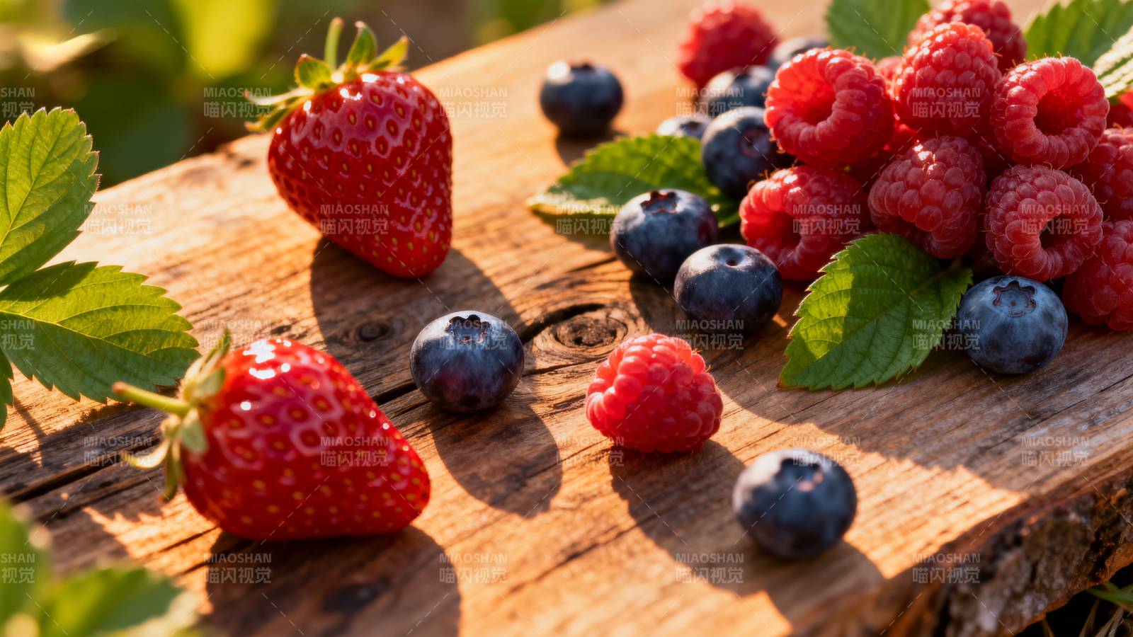 新鲜浆果静物图图片