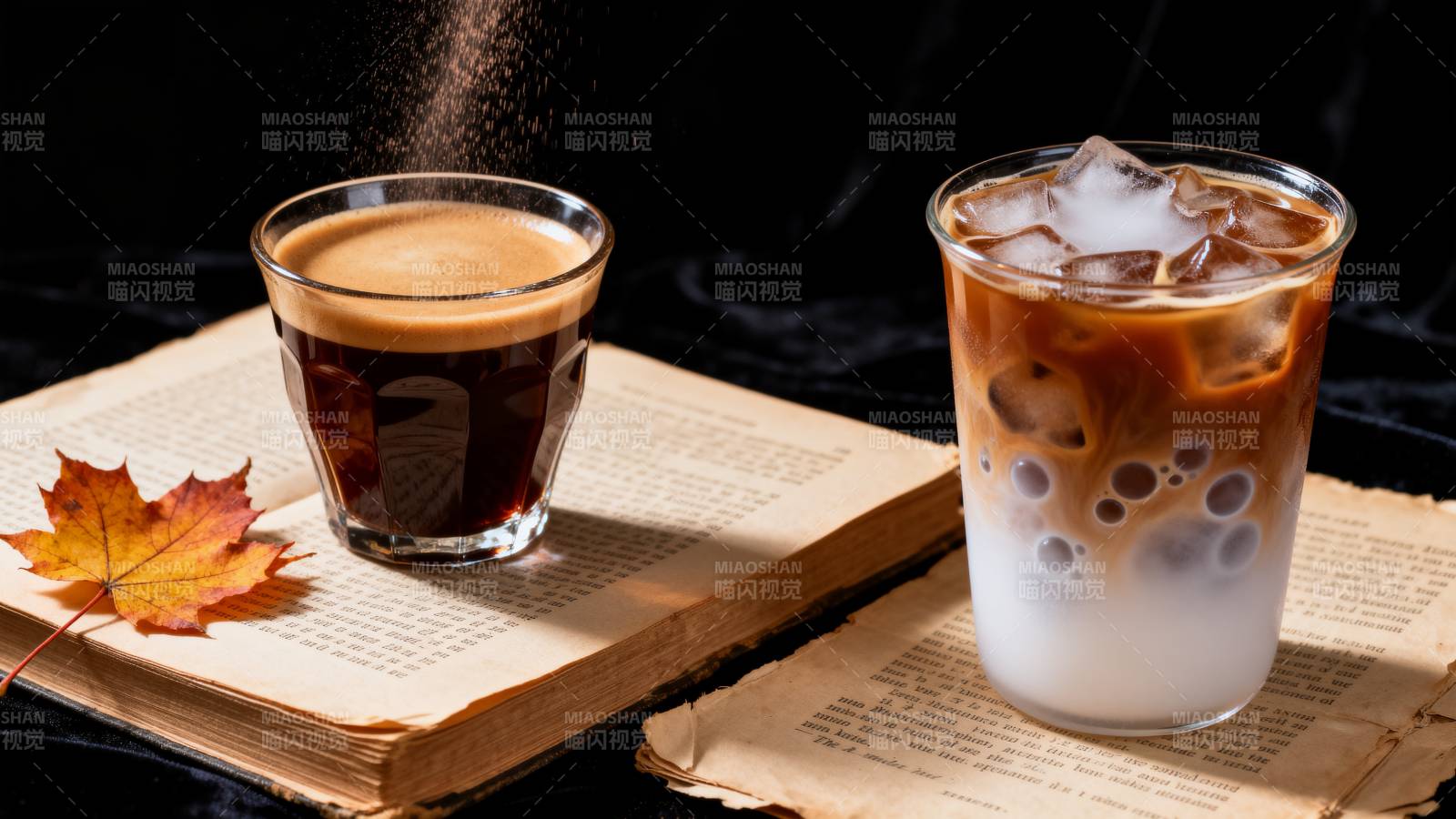 秋日咖啡时光图片