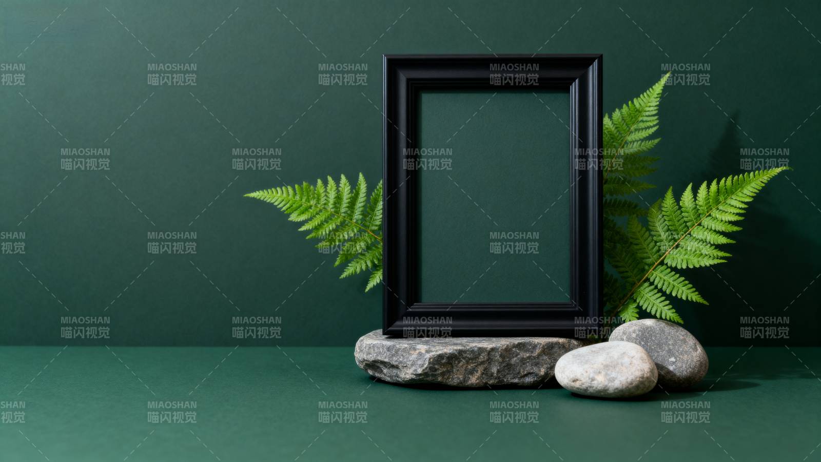 绿意盎然的静物框图片