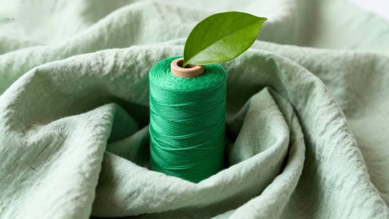 绿线叶饰 自然之美图片